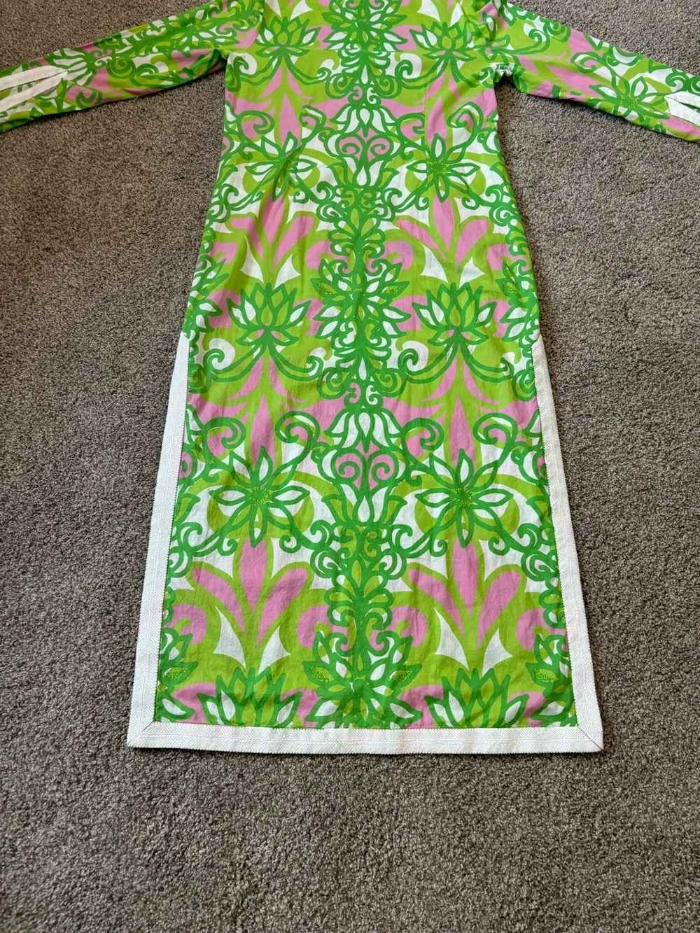 Rare HTF Vintage Lilly Pulitzer Colebrook Caftan XL - Picture 8 of 14